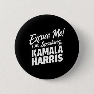 Badge Rond 5 Cm Me I&#' ; m Parlant Kamala Harris Big Girl Power P