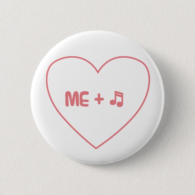 Badge Rond 5 Cm Me + musique (Devant)