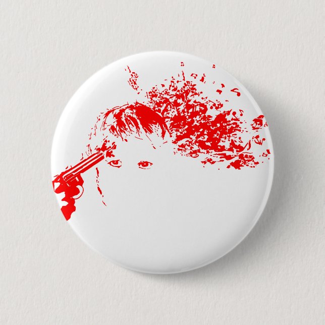 Badge Rond 5 Cm me tuer doucement (Devant)