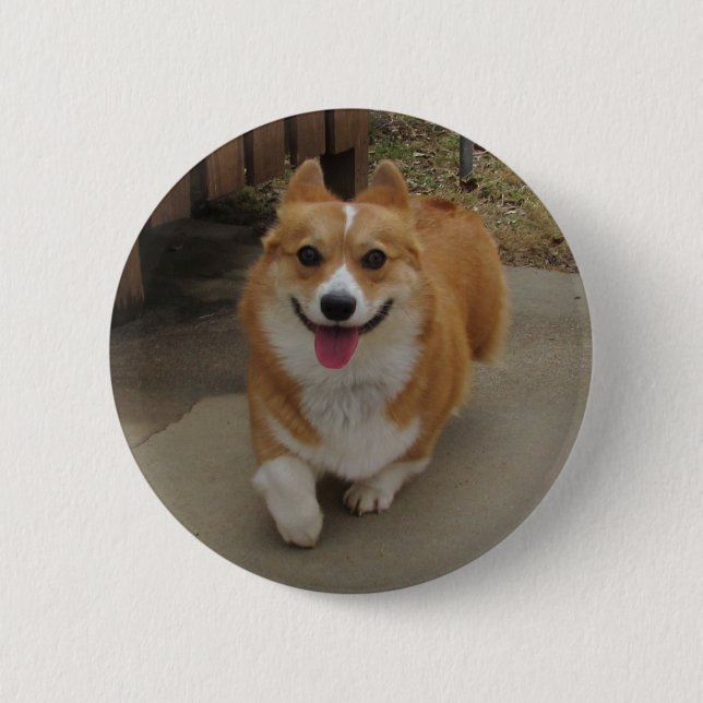 Badge Rond 5 Cm Me voici ! (Devant)