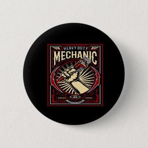 Badge Rond 5 Cm mécanicien lourd