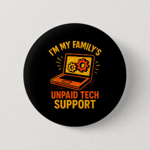 Badge Rond 5 Cm Mecano amusant type de soutien geek nerd ingénieur