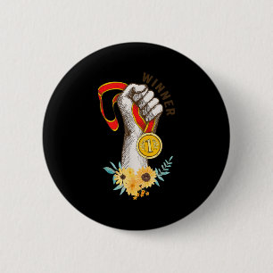 Badge Rond 5 Cm Médaille D'Or Drôle Pour L'Équipe Des Lauréats Et