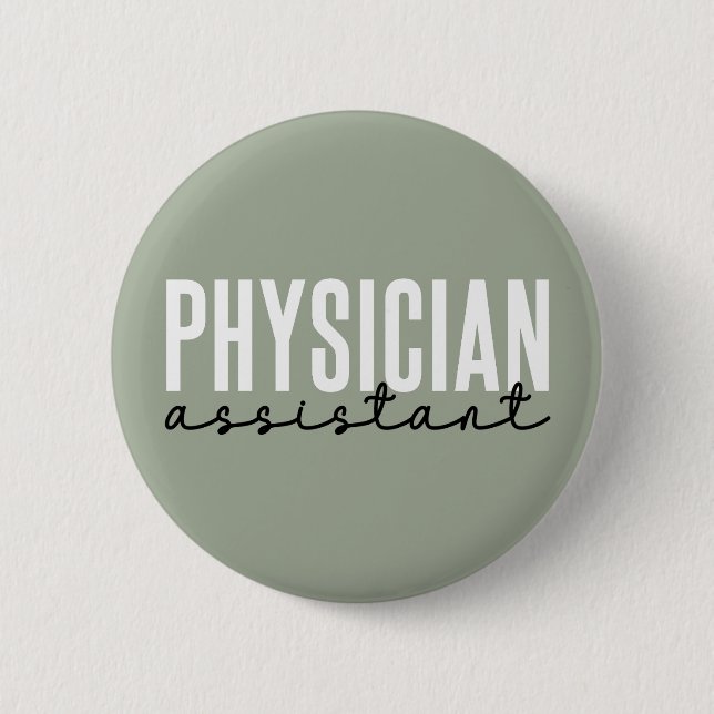 Badge Rond 5 Cm Médecin adjoint Médecin associé PA School (Devant)