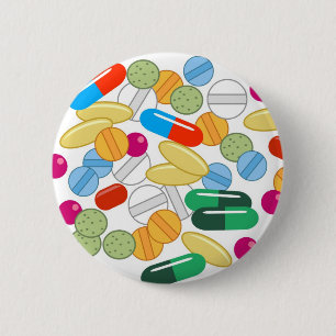 Badge Rond 5 Cm Médicament