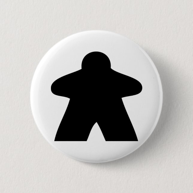 Badge Rond 5 Cm Meeple Button (Devant)