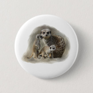 Badge Rond 5 Cm meerkats