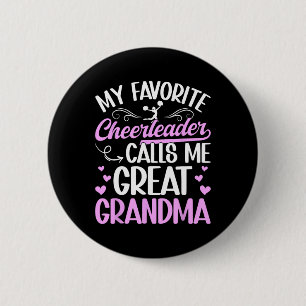 Badge Rond 5 Cm Mégère Grande Grand-mère Cheer Grande Gra