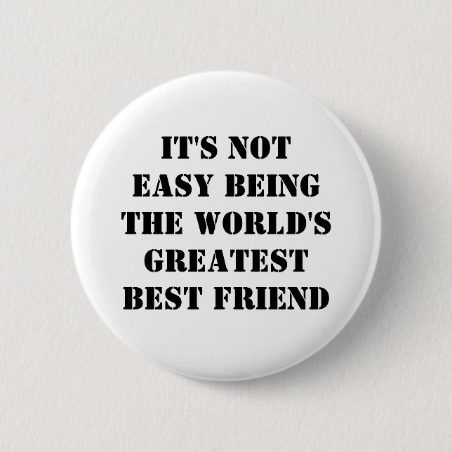 Badge Rond 5 Cm Meilleur ami (Devant)