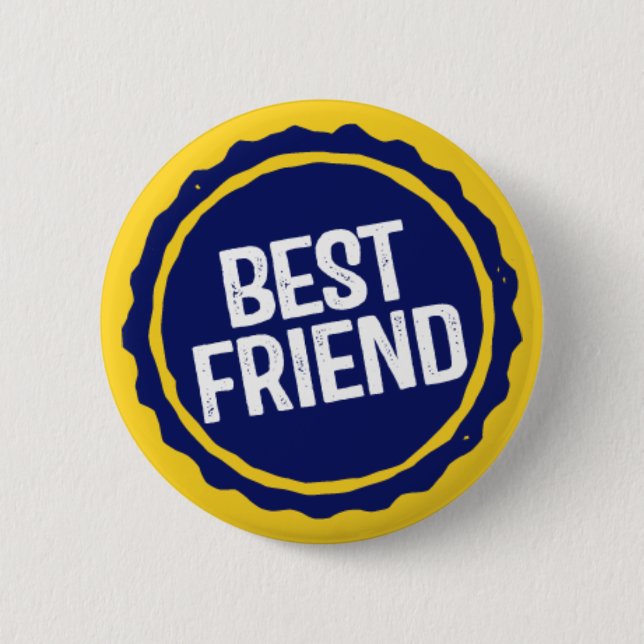 Badge Rond 5 Cm Meilleur Ami. (Devant)