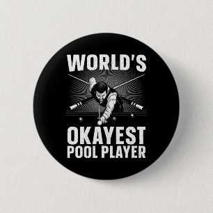 Badge Rond 5 Cm Meilleur Billard Art Pour Hommes Femmes Billard 8