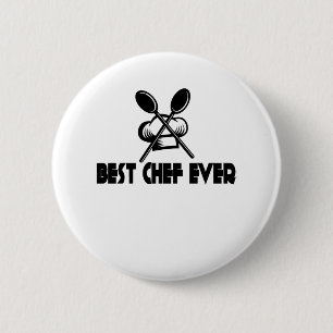 Badge Rond 5 Cm Meilleur Chef jamais