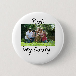 Badge Rond 5 Cm Meilleur chien famille maman papa animal ami anima