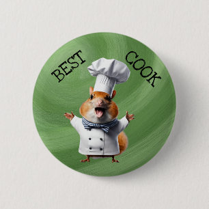 Badge Rond 5 Cm Meilleur cuisinier chef cuisinier chef