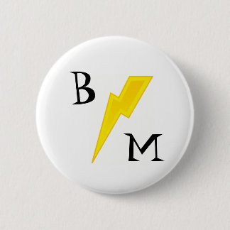 Badge Rond 5 Cm Meilleur Éclair Homme Pin
