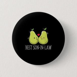 Badge Rond 5 Cm Meilleur Fils En Droit Groom Amusant Mari Pour Êtr