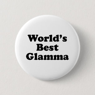 Badge Rond 5 Cm Meilleur Glamma du monde