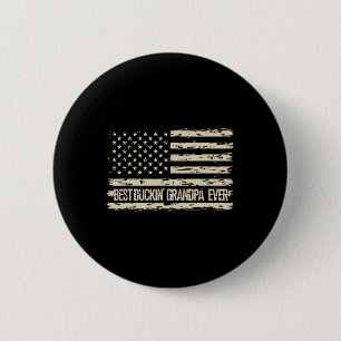 Badge Rond 5 Cm Meilleur Grand-Père Jamais Camouflage Nous Drapeau