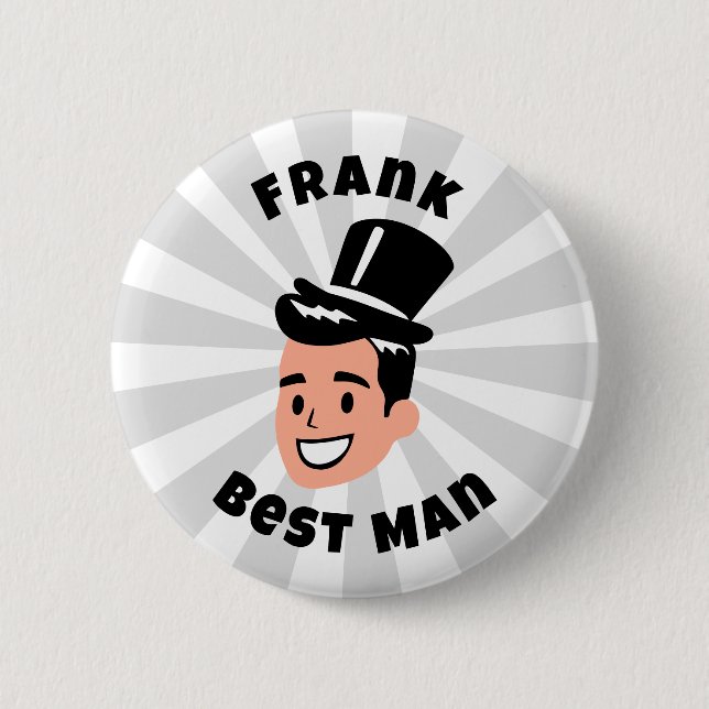 Badge Rond 5 Cm Meilleur homme (Devant)