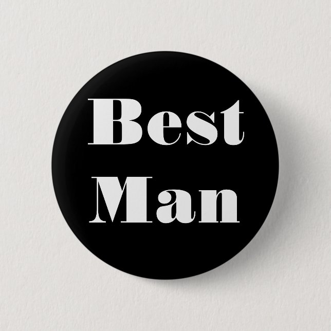 Badge Rond 5 Cm  Meilleur homme (Devant)