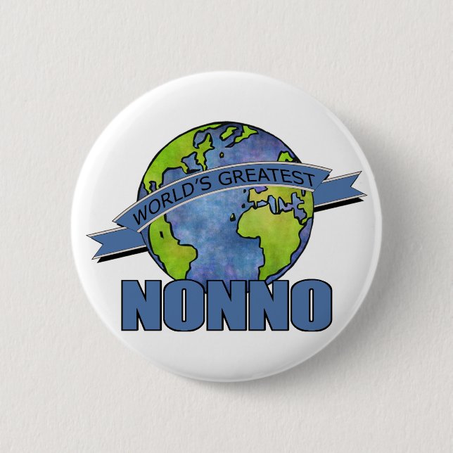 Badge Rond 5 Cm Meilleur Nonno du Monde (Devant)