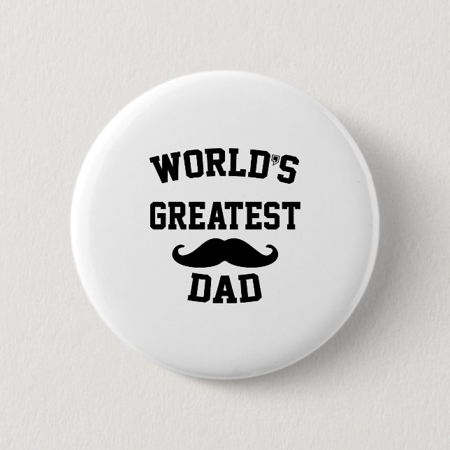 Badge Rond 5 Cm Meilleur papa du monde (Devant)