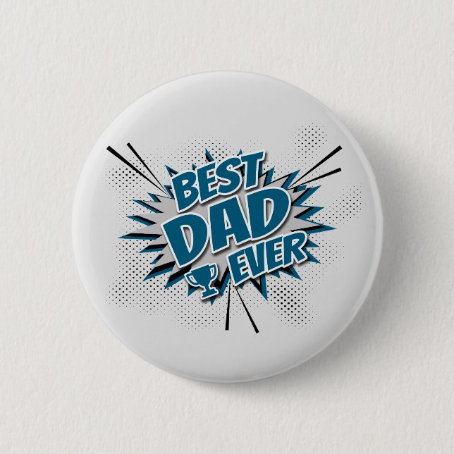 Badge Rond 5 Cm Meilleur papa jamais (Devant)