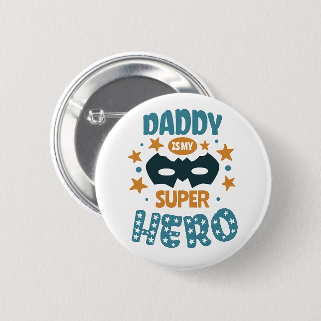 Badge Rond 5 Cm Meilleur papa jamais (Devant & derrière)
