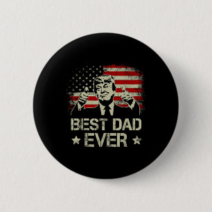 Badge Rond 5 Cm Meilleur papa jamais Fête des pères États-Unis Dra