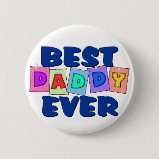 Badge Rond 5 Cm Meilleur papa mignon JAMAIS