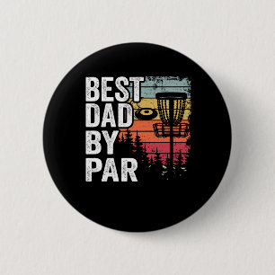 Badge Rond 5 Cm Meilleur Papa Par Par Disque Golf Daddy Cadeau Dis