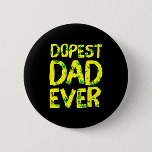 Badge Rond 5 Cm Meilleur Papa Rétro Vintage Drôle Fête des Pères