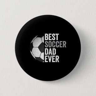 Badge Rond 5 Cm Meilleur Père de football jamais père &# s Jour d
