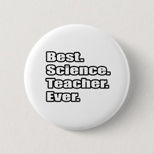Badge Rond 5 Cm Meilleur professeur de sciences
