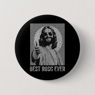 Badge Rond 5 Cm Meilleur Rosc Jour Amusant Pâques Jésus Infirmière