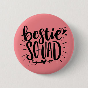 Badge Rond 5 Cm Meilleure Amie Équipe Meilleure Amie Citation Lett