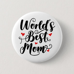Badge Rond 5 Cm Meilleure maman du monde