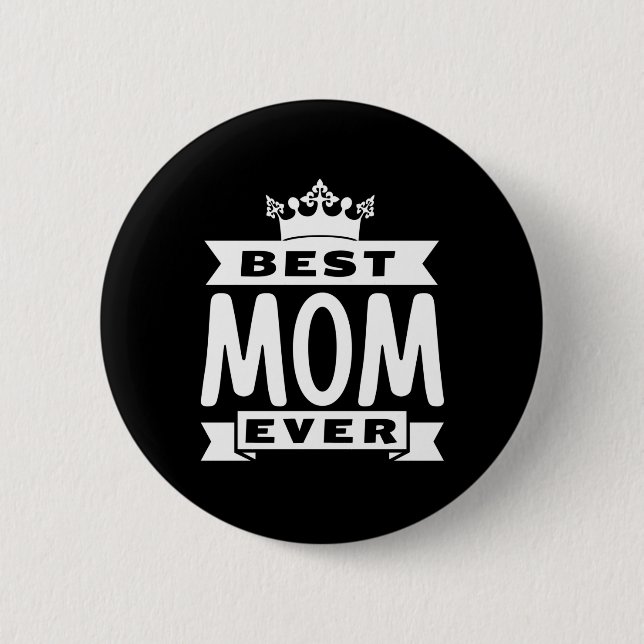 Badge Rond 5 Cm Meilleure maman jamais (Devant)