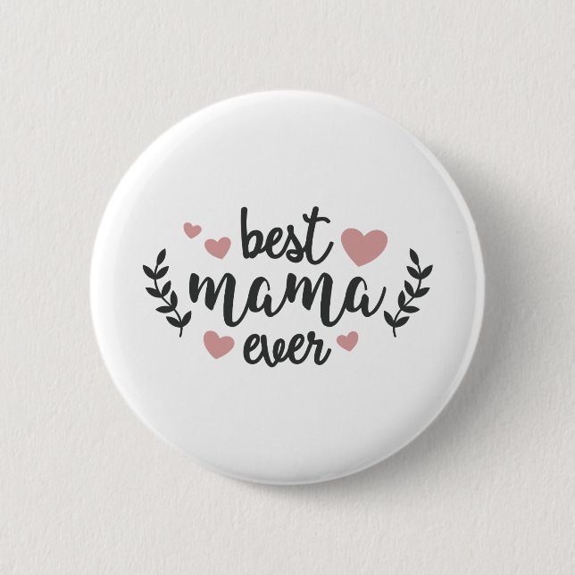 Badge Rond 5 Cm Meilleure maman jamais (Devant)