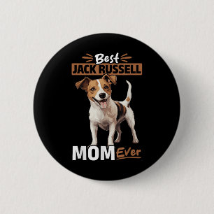 Badge Rond 5 Cm Meilleure mère de Jack Russell Terrier de tous les