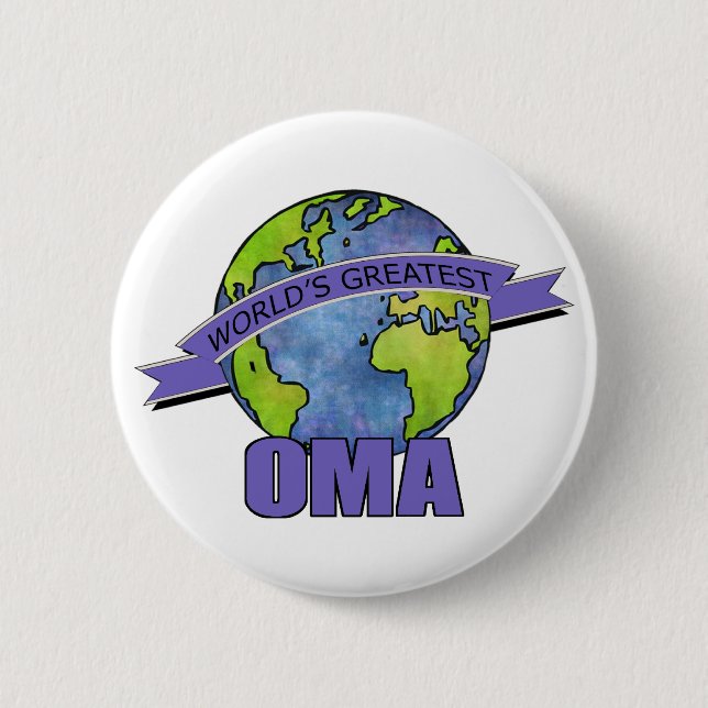 Badge Rond 5 Cm Meilleure Oma du monde (Devant)