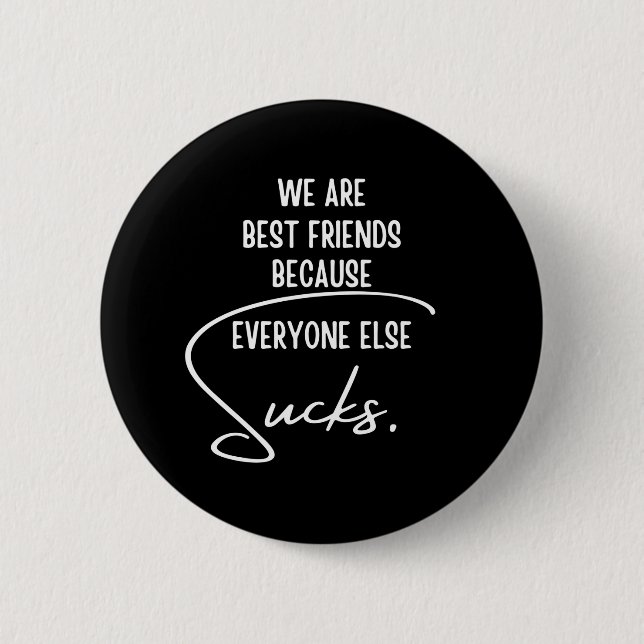 Badge Rond 5 Cm Meilleurs amis (Devant)