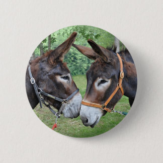 Badge Rond 5 Cm Meilleurs amis d'âne