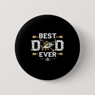 Badge Rond 5 Cm Meilleurs Cadeaux de pêche pour papa – Fête des Pè