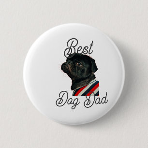 Badge Rond 5 Cm Meilleurs parents grands-parents de papa de chien