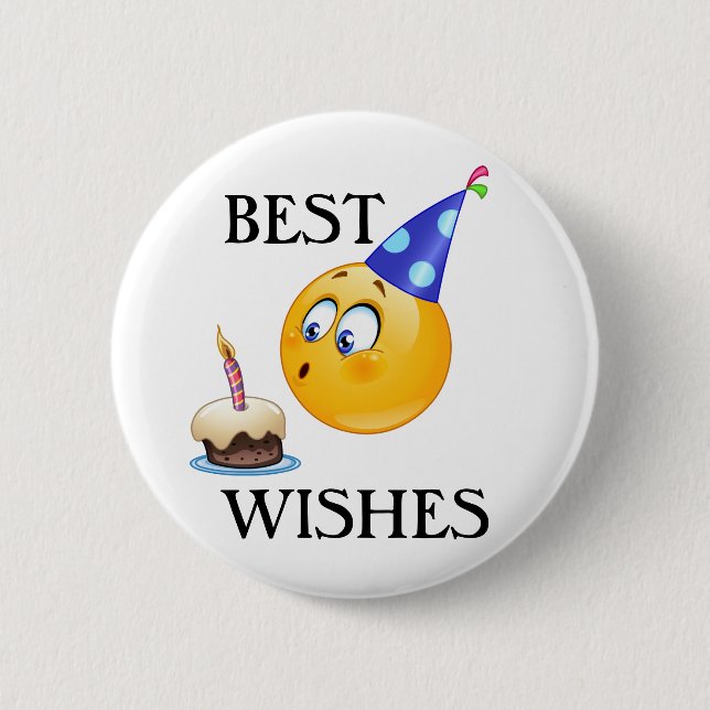 Badge Rond 5 Cm Meilleurs voeux (Devant)