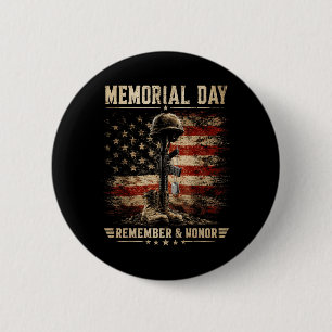 Badge Rond 5 Cm Mel Jour Usa Drapeau Rappeler Honneur Patriote Hom
