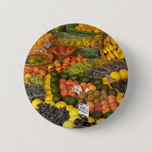 Badge Rond 5 Cm Mélanger les fruits