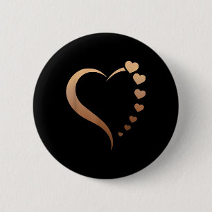 Badge Rond 5 Cm Melanin Coeur Noir Histoire Mois Fier Noir Afri
