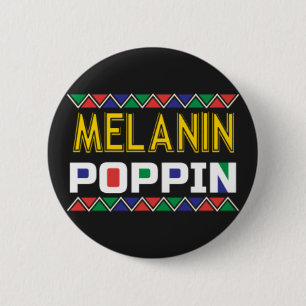 Badge Rond 5 Cm Melanin Poppin